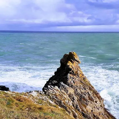 Vue Mer Pour Une Escale En Baie Du Mt-St-Michel Cherrueix Extérieur photo