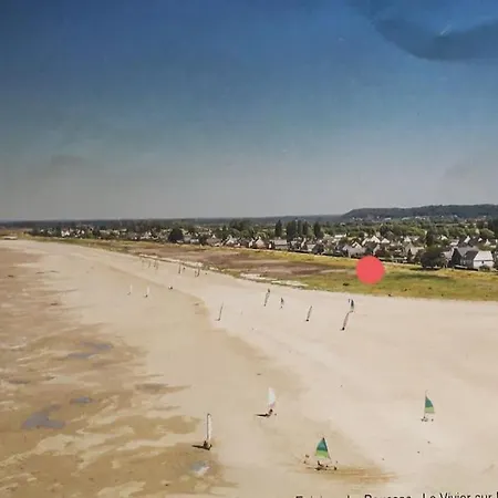 Vue Mer Pour Une Escale En Baie Du Mt-St-Michel Cherrueix Extérieur photo